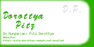 dorottya pitz business card